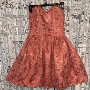 Strapless corset Lace Dress